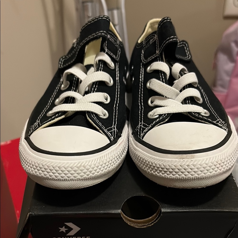 Converse Kids' Black and White Sneakers